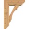 Ekena Millwork Olympic Slat Smooth Bracket w/ Offset Brace, Western Red Cedar, 7 1/2"W x 22"D x 30"H BKT0806X22X30OLY06SWR - alternate 3